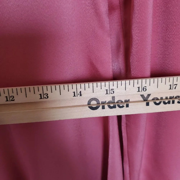 The Labera Cocktail Dress Womens Size Small Rose Gold Long Sleeve Party Summer - Picture 15 of 16